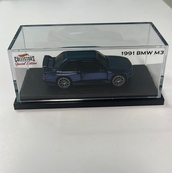 Hot Wheels RLC 1991 BMW M3 E30 Blue #19176 (Rubber Band Removed)