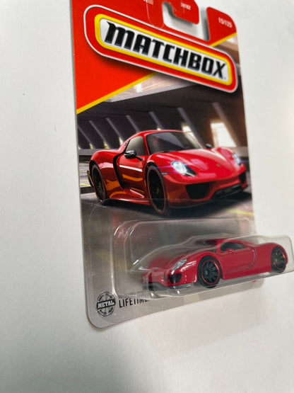 Matchbox 1/64 Porsche 918 Spyder Red