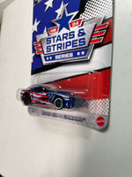 Hot Wheels 1/64 Stars & Stripes Series 2013 Copo Camaro Blue - Damaged Card