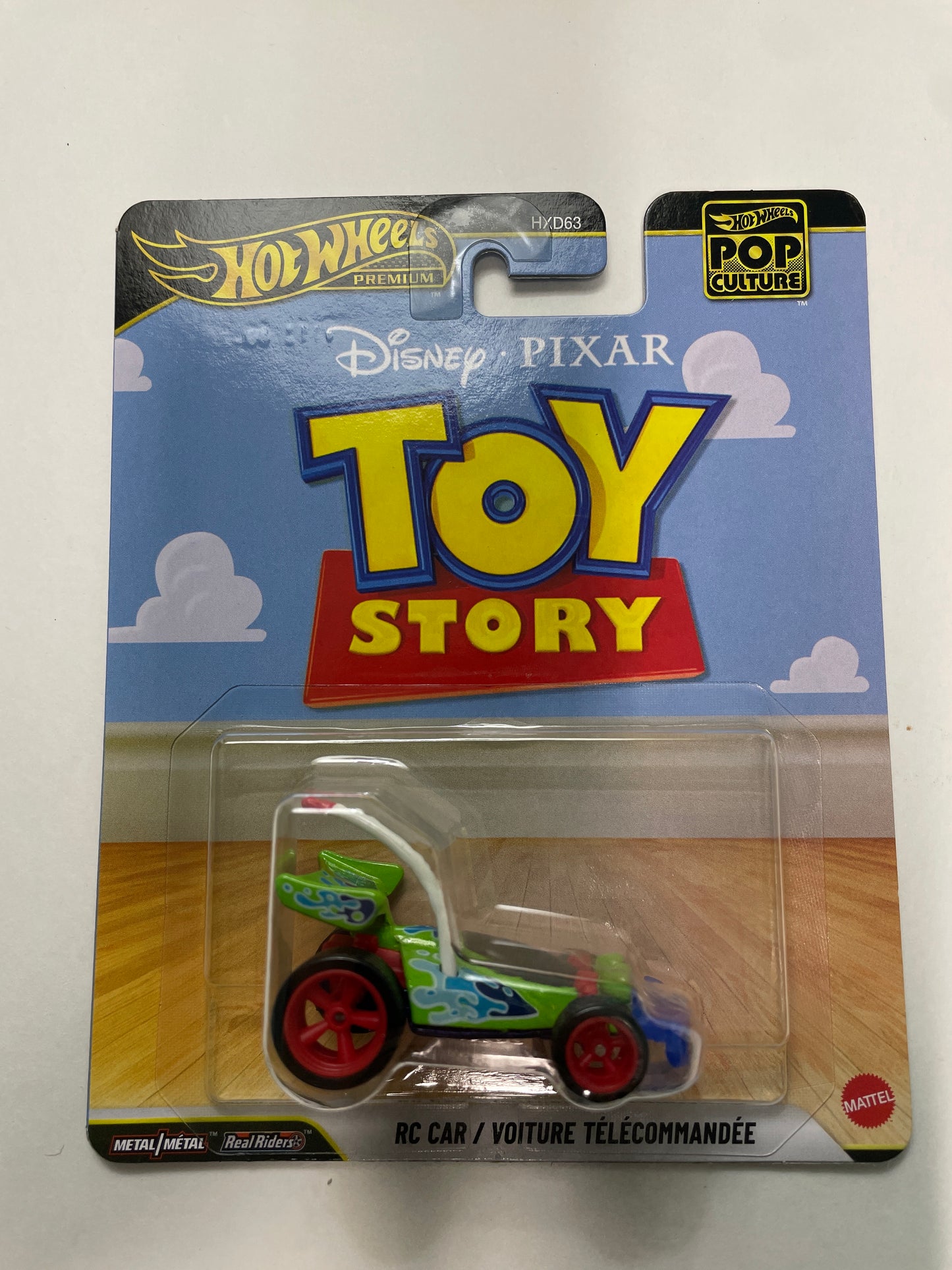 Hot Wheels 1/64 Pop Culture Toy Story RC Car/ Voiture Telecommandee Green - JHX00 - Damaged Box