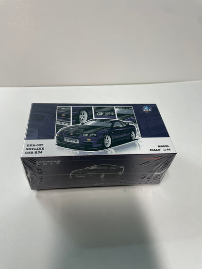 Demon King Auto 1/64 2025 Auto Expo Singapore Nissan Skyline GTR-R34 Purple