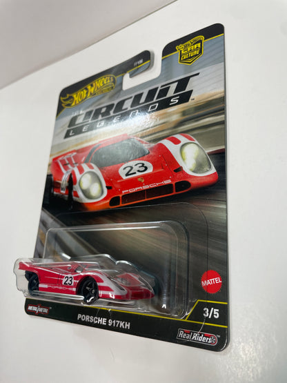 Hot Wheels 1/64 Car Culture Circuit Legends Porsche 917KH Japan Card Red - SKU: JBK63