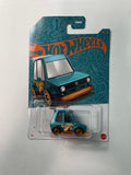 Hot Wheels 1/64 Pearl & Chrome Tooned Volkswagen Golf MKI Teal & Gold