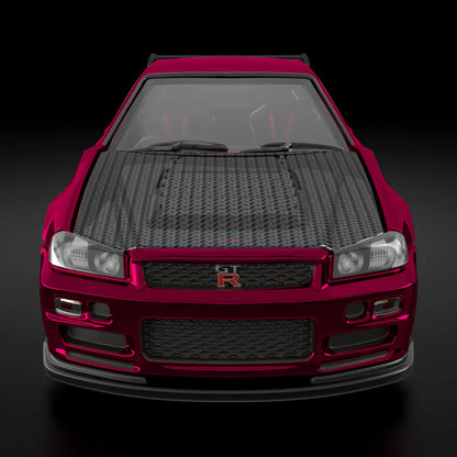 Hot Wheels 1/64 RLC 2024 Selections Car Nissan Skyline GT-R (BNR34) Red