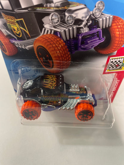 Hot Wheels 1/64 Treasure Hunt Baja Bone Shaker Black & Purple