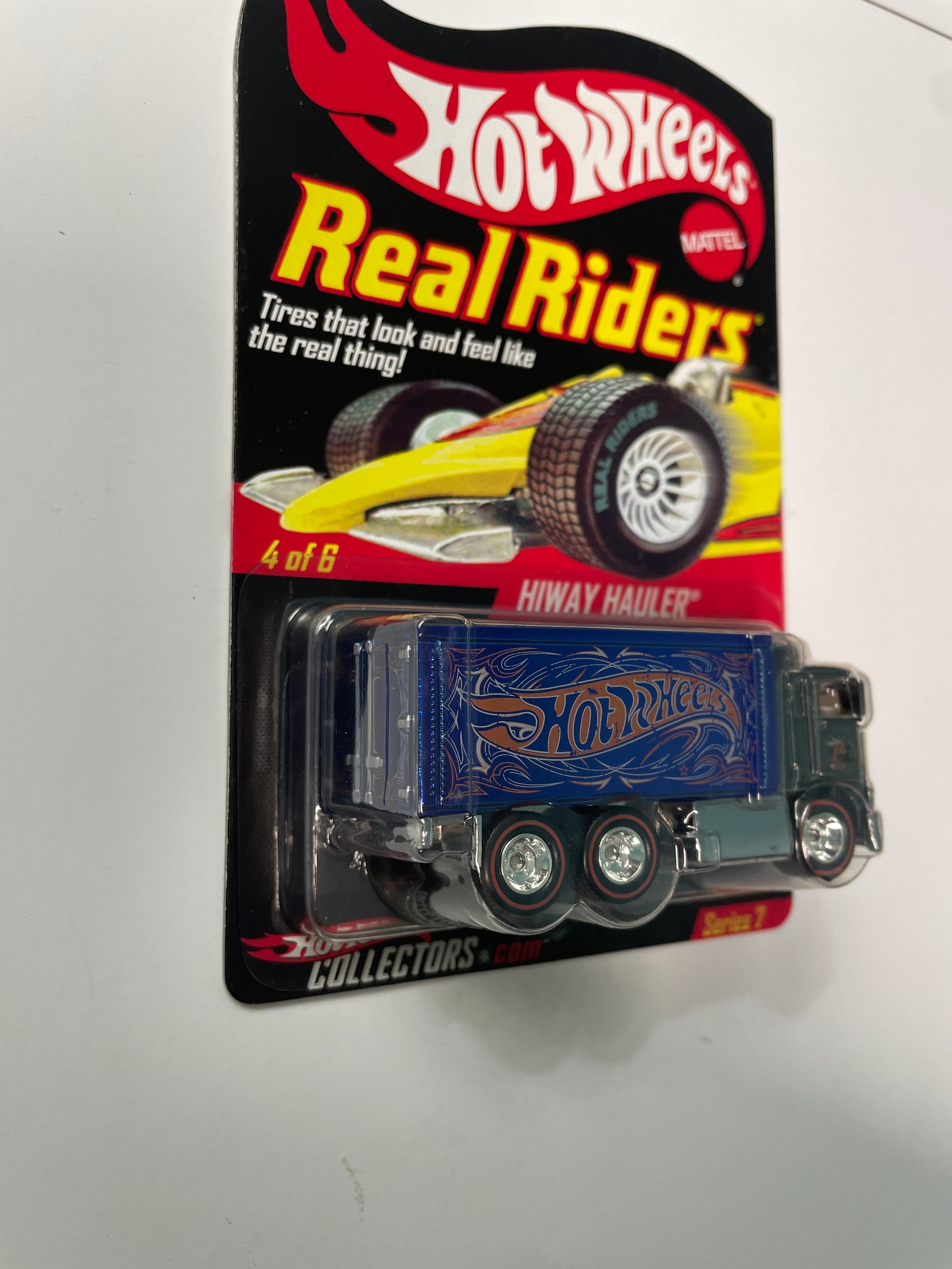 Hot Wheels 1/64 RLC Real Riders Hiway Hauler Blue – Flipn Diecast