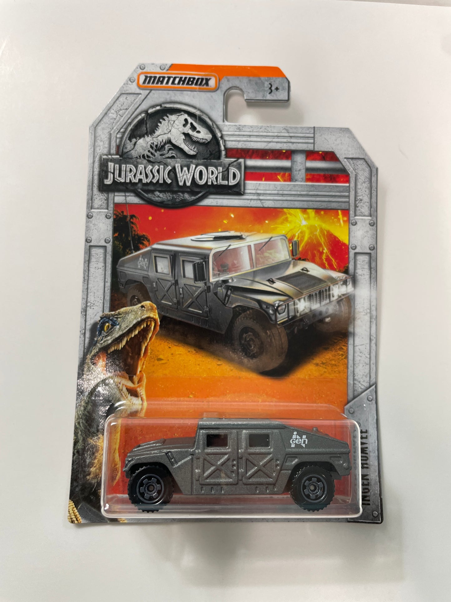 Matchbox 1/64 Jurassic World Ingen Humvee Grey