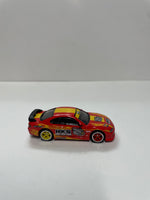 *Loose* Hot Wheels 1/64 Premium Car Culture Team Transport Nissan Silvia S15 HKS w/ Aero Lift Red & Yellow