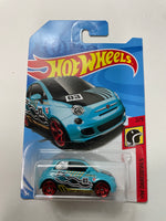 Hot Wheels 1/64 Fiat 500 #3 Blue