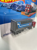 Hot Wheels 1/64 Track Fleet Transformers Optimus Prime Grey & Red - Damaged Card