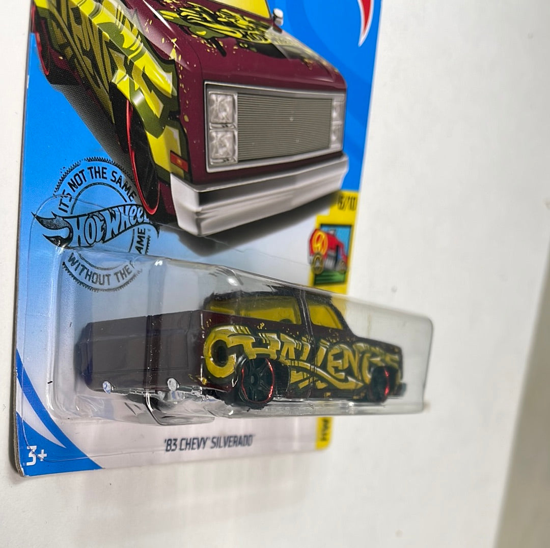 Hot Wheels 1/64 ‘83 Chevy Silverado - HW Art Cars - Damaged Box