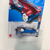 Hot Wheels 1/64 Ice Shredder Blue & Red