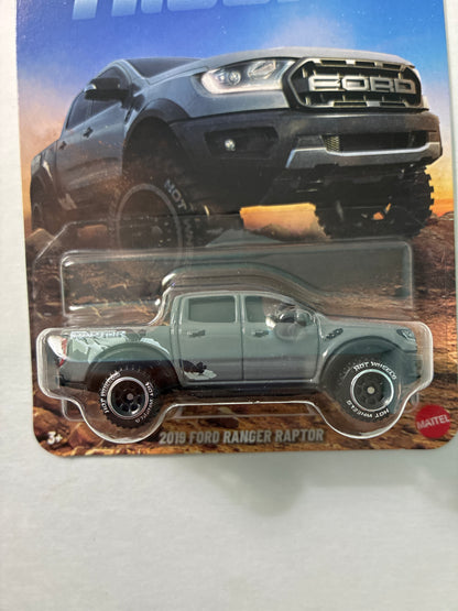 Hot Wheels 1/64 Silver Series Performance Trucks 2019 Ford Ranger Raptor Grey - JKX74