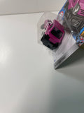 Hot Wheels 1/64 Mighty K Pink - Error Unpainted Front Wheel