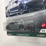 Hot Wheels 1/64 Car Culture Fast Wagons ‘17 Audi RS 6 Avant Grey