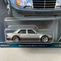 Hot Wheels 1/64 Car Culture Canyon Warriors Mercedes-Benz 500 E Silver