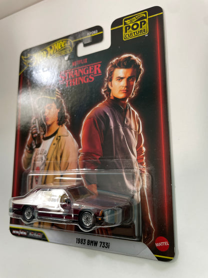 Hot Wheels 1/64 Pop Culture Stranger Things 1983 BMW 733i Red - JHW81 - Damaged Box