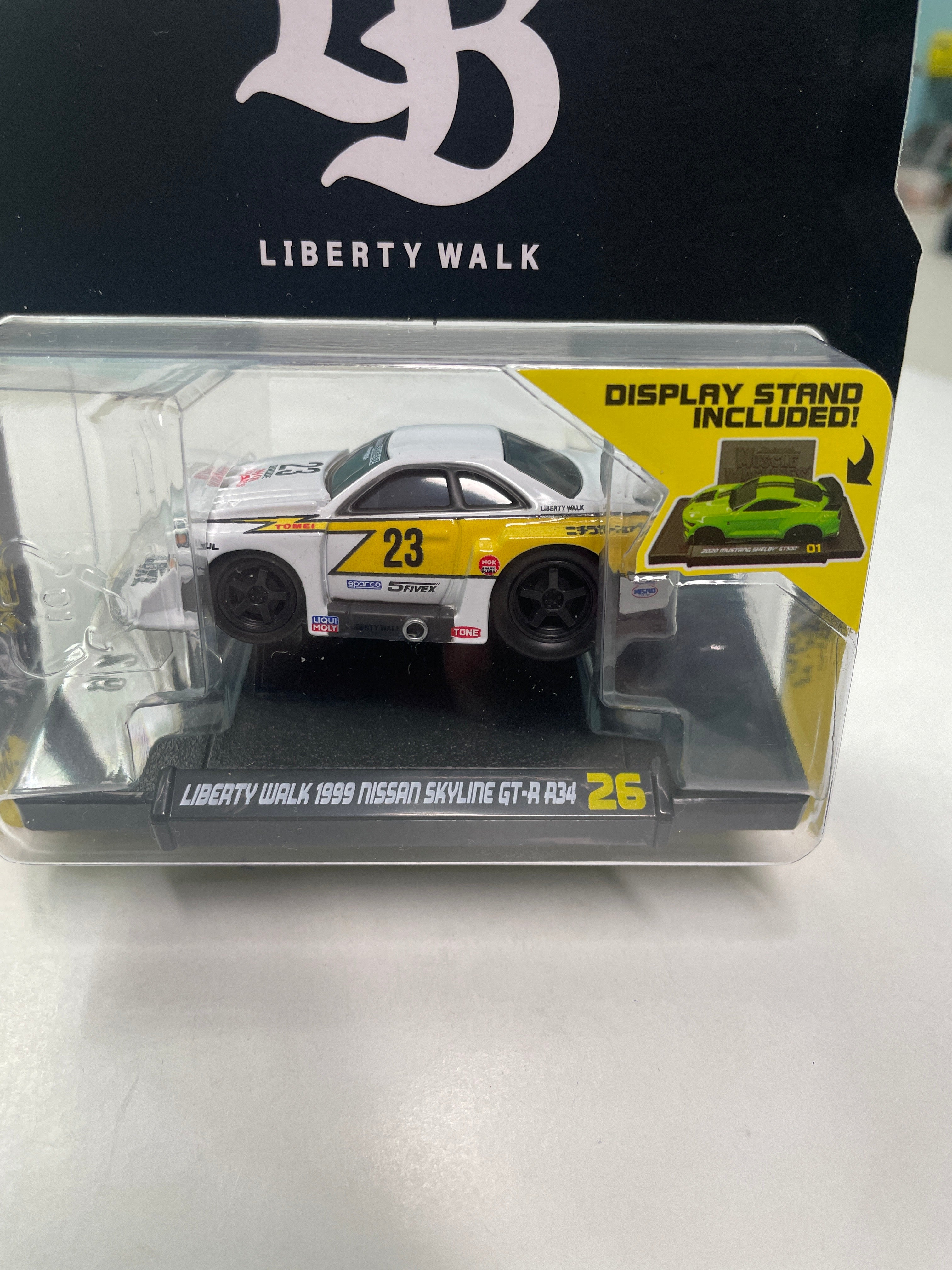 Maisto Muscle Machines 1/64 Liberty Walk 1999 Nissan Skyline GT-R