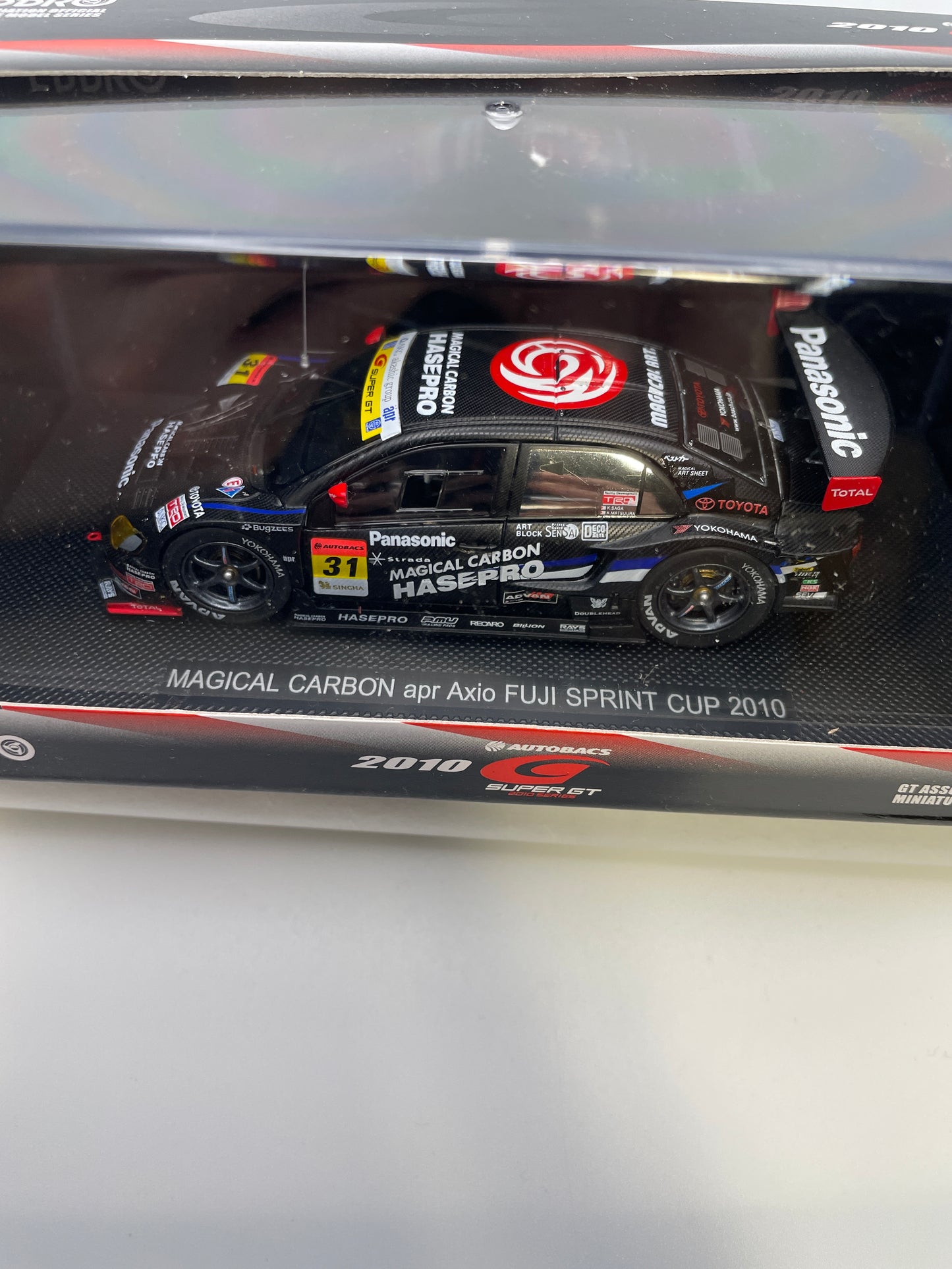 Ebbro 1/43 Toyota Fuji Sprint cup 2010 Magical Carbon apr Axio n31 Black