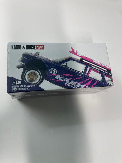 Mini GT x Kaido House 1/64 Datsun 510 4×4 Wagon Kaido Offroad V2 Purple
