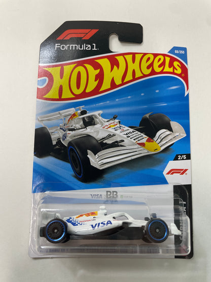 Hot Wheels 1/64 Formula 1 Visa Cash App Racing Bulls Formula One Team/ Équipe White