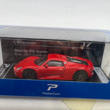 1/64 Postercars Hypercar League Collection Porsche 918 Spyder Guards Red