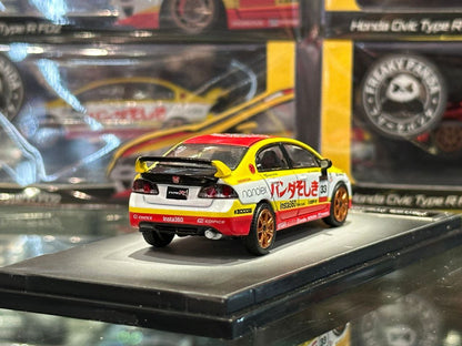 GCD 1/64 Honda Civic Type R FD2 Yellow & Red - The Diecast Expo 2025 Singapore Exclusive