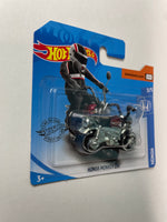 Hot Wheels 1/64 Honda Monkey 250 Short Card Silver