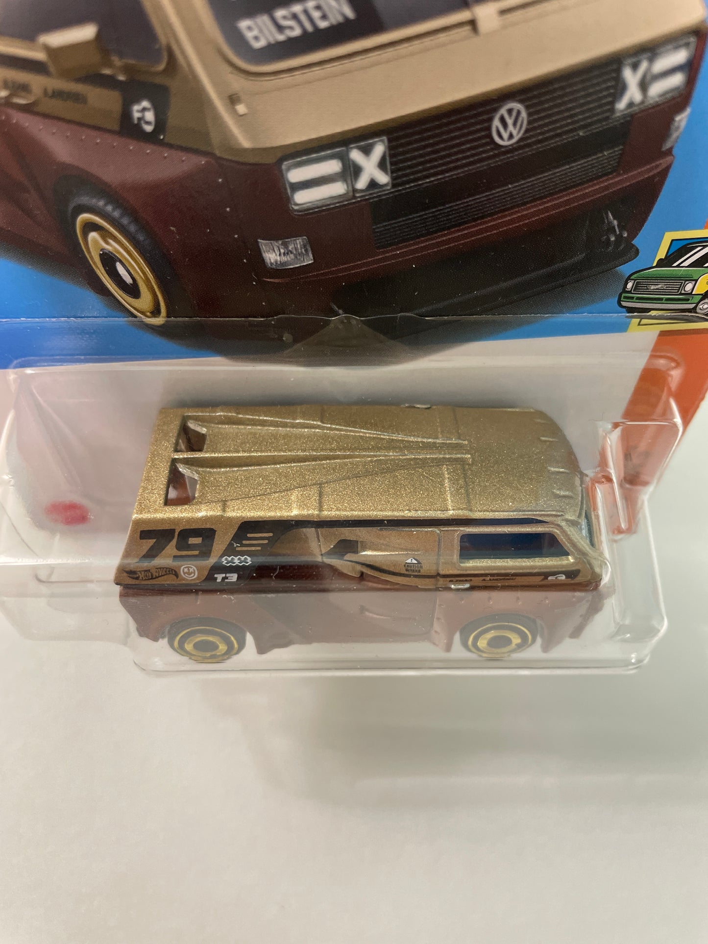 Hot Wheels 1/64 Volkswagen VW T3 Custom Brown