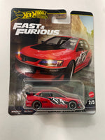 Hot Wheels 1/64 Fast & Furious Mix M Mitsubishi Lancer Evolution IX Red - Damaged Box