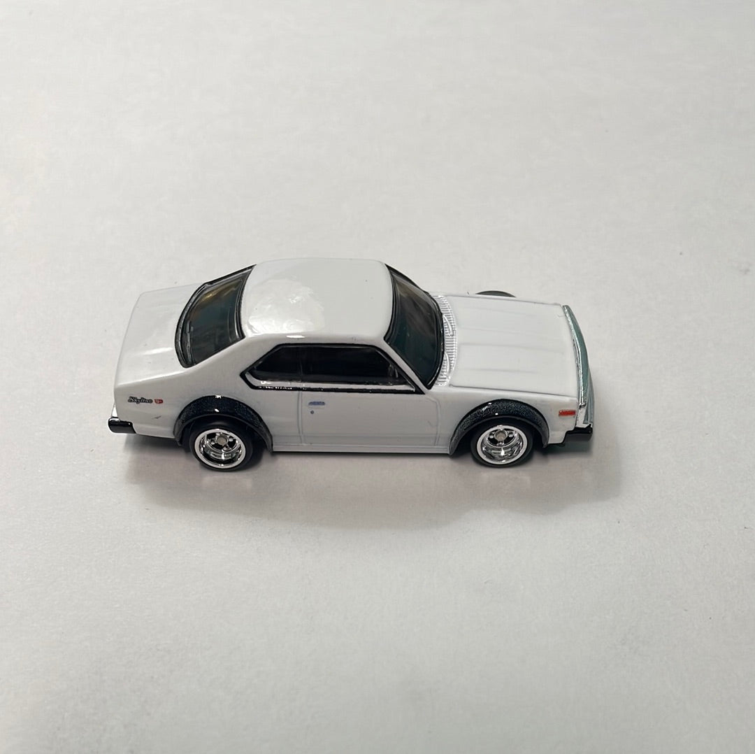 *Loose* Hot Wheels 1/64 Premium Car Culture Box Set Nissan Skyline C210 White