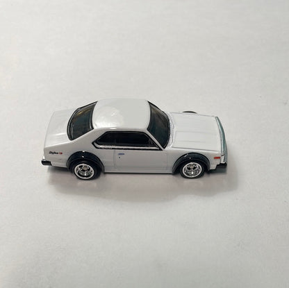 *Loose* Hot Wheels 1/64 Premium Car Culture Box Set Nissan Skyline C210 White