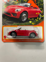 Matchbox 1/64 2019 Volkswagen Beetle Convertible Red