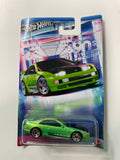 Hot Wheels 1/64 90s Street Scene Nissan 300ZX Twin Turbo Green - Damaged Card