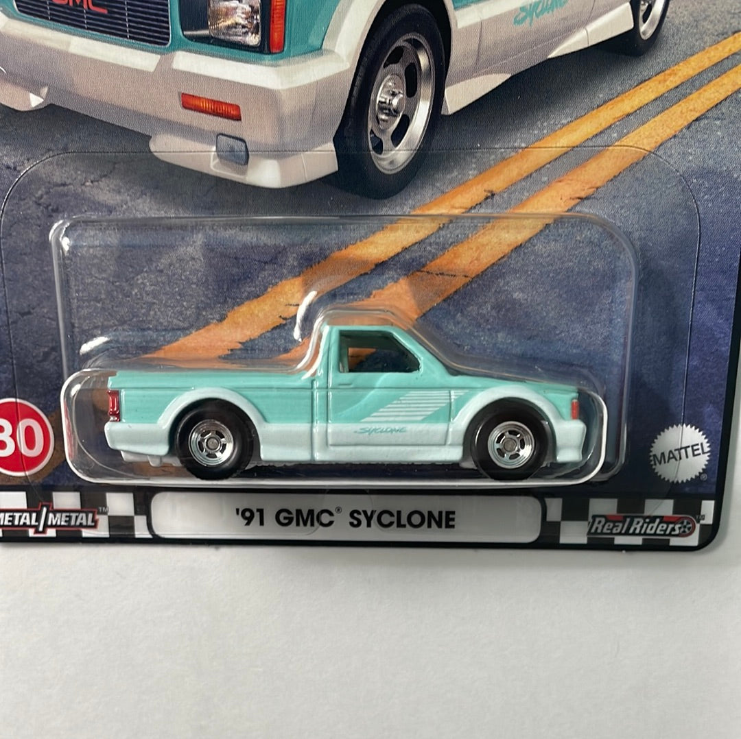 Hot Wheels 1/64 HW Boulevard ‘91 GMC Syclone Blue - HKF24