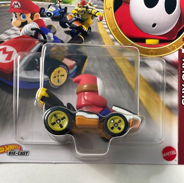 Hot Wheels 1/64 Mario Kart Shy Guy - Standard Kart Red – Flipn Diecast