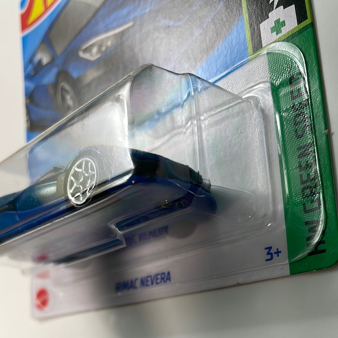 Hot Wheels 1/64 Rimac Nevera Blue - Damaged Box