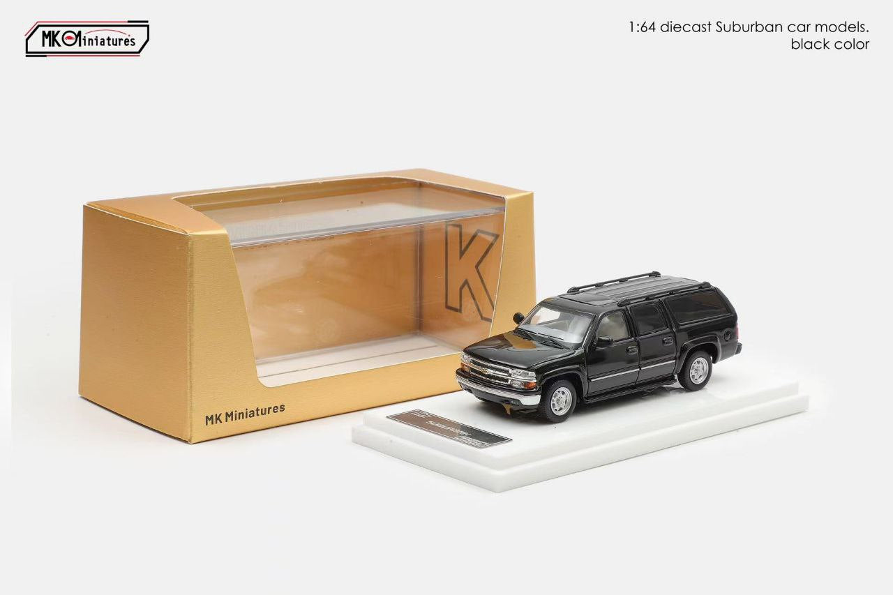 MK Miniatures 1/64 Chevrolet Suburban Black