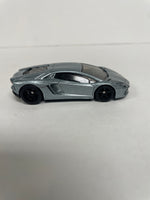 *Loose* Hot Wheels 1/64 Premium Car Culture 2 Pack Lamborghini Aventador Coupé Silver