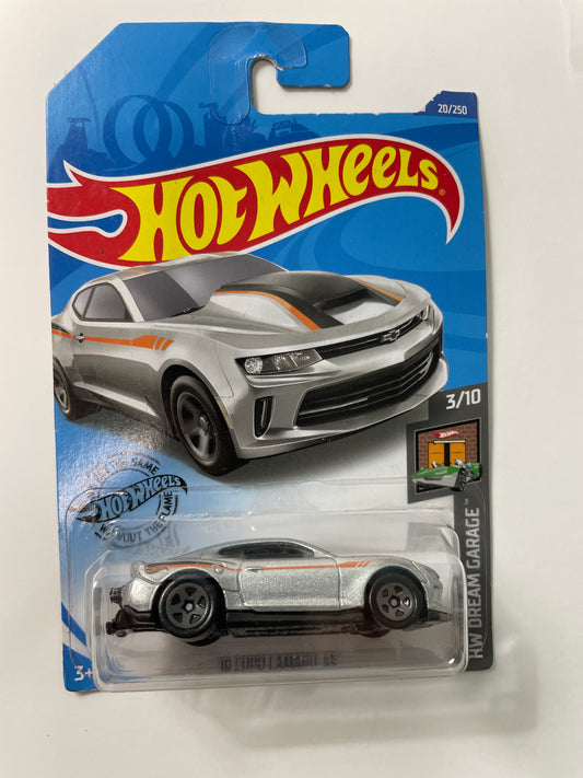 Hot Wheels 1/64 ‘18 Copo Camaro SS Silver - Damaged Card