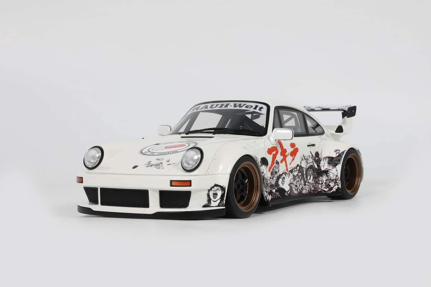 GT Spirit 1/18 2024 Porsche RWB Akira Glacier White