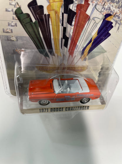 Greenlight 1/64 Hobby Exclusive The 55th 500 1971 Dodge Challenger Orange