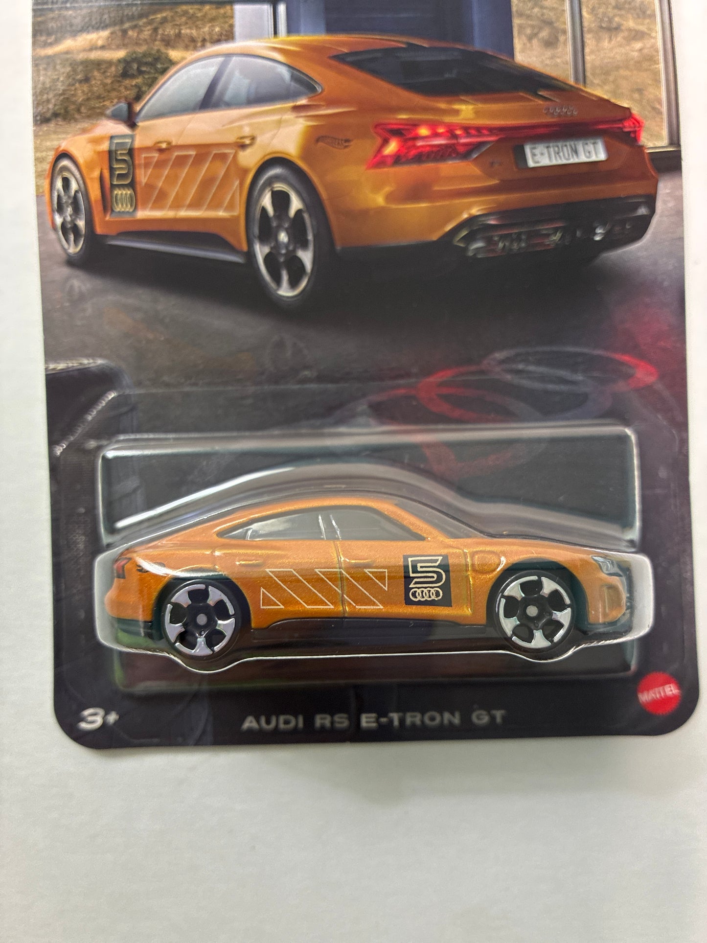 Hot Wheels 1/64 Silver Series Audi RS E-Tron GT Orange - JKY18