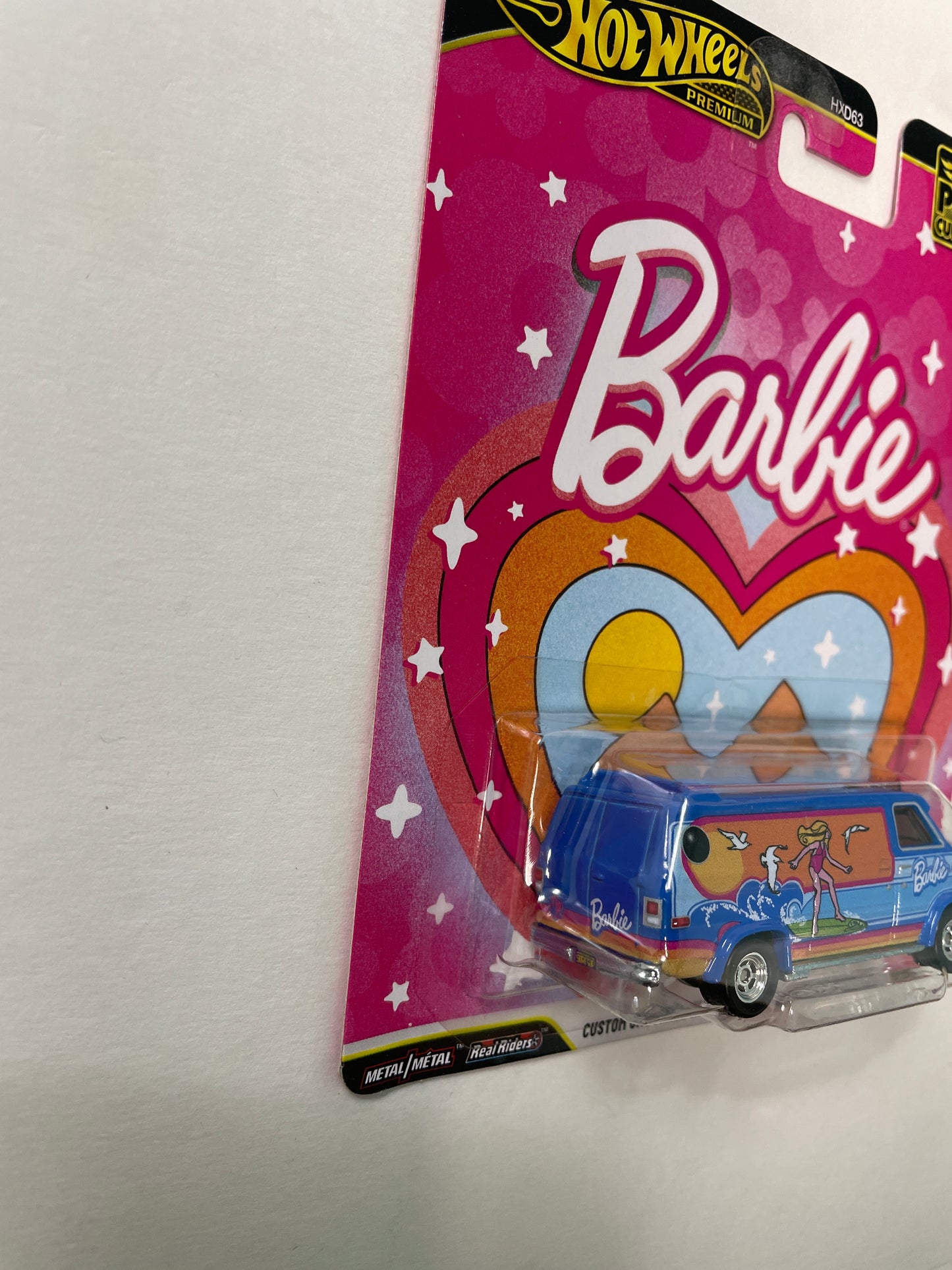 Hot Wheels 1/64 Pop Culture Barbie custom GMC Panel Van/ Fourgonnette GMC Personnalisee Blue - JHW98