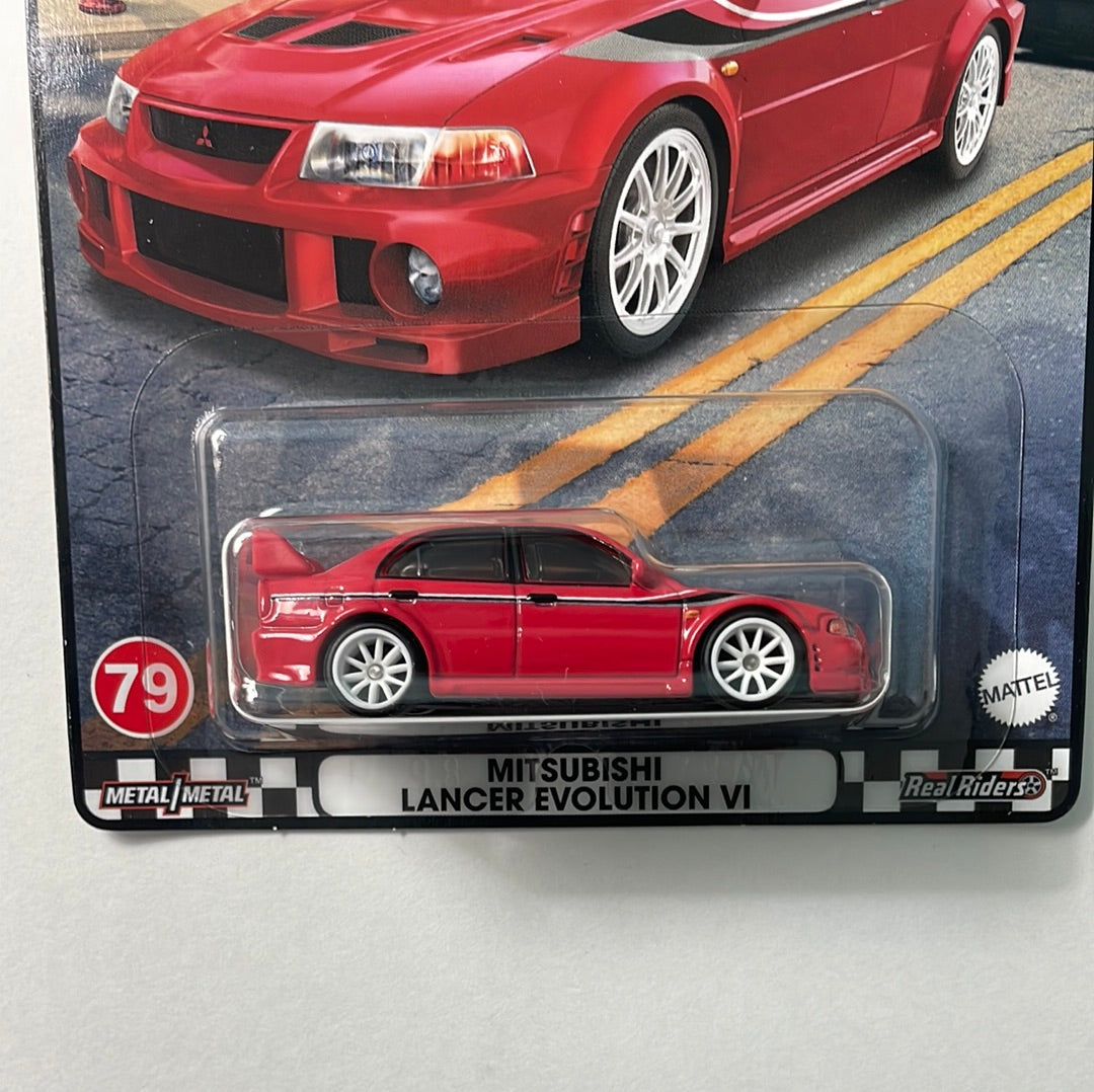 Hot Wheels 1/64 HW Boulevard Mitsubishi Lancer Evolution VI Red - HKF26