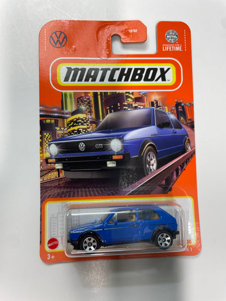 Matchbox 1/64 Volkswagen Golf MK1 Blue