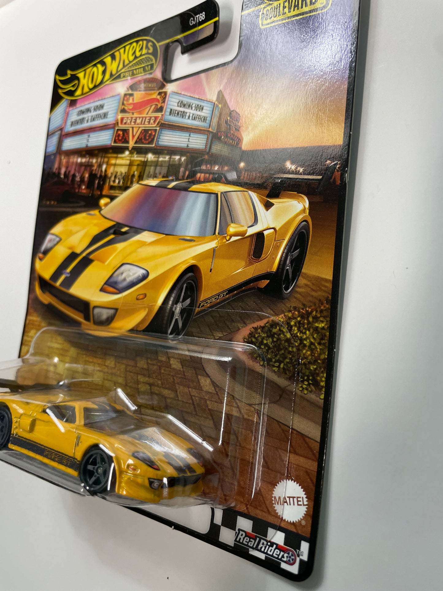 Hot Wheels 1/64 Ford GT Yellow - JHW26