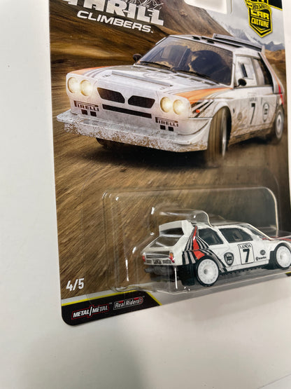 Hot Wheels 1/64 Car Culture Thrill Climbers Lancia Delta S4 White - JKF01