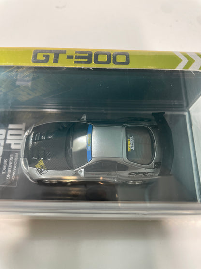 BM Creation 1/64 Top Secret GT-300 Toyota Supra (JZA80) MIAS 20th Ann. Edition Silver - 64B0435 - Damaged Box