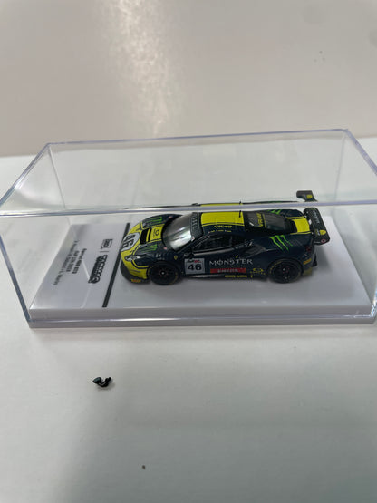 Tarmac Works X iXO Models 1/64 Ferrari 488 GT3 Gulf 12 Hours 2019 n.46 – HOBBY64 - T64-072-19GUF46 - Damaged Car
